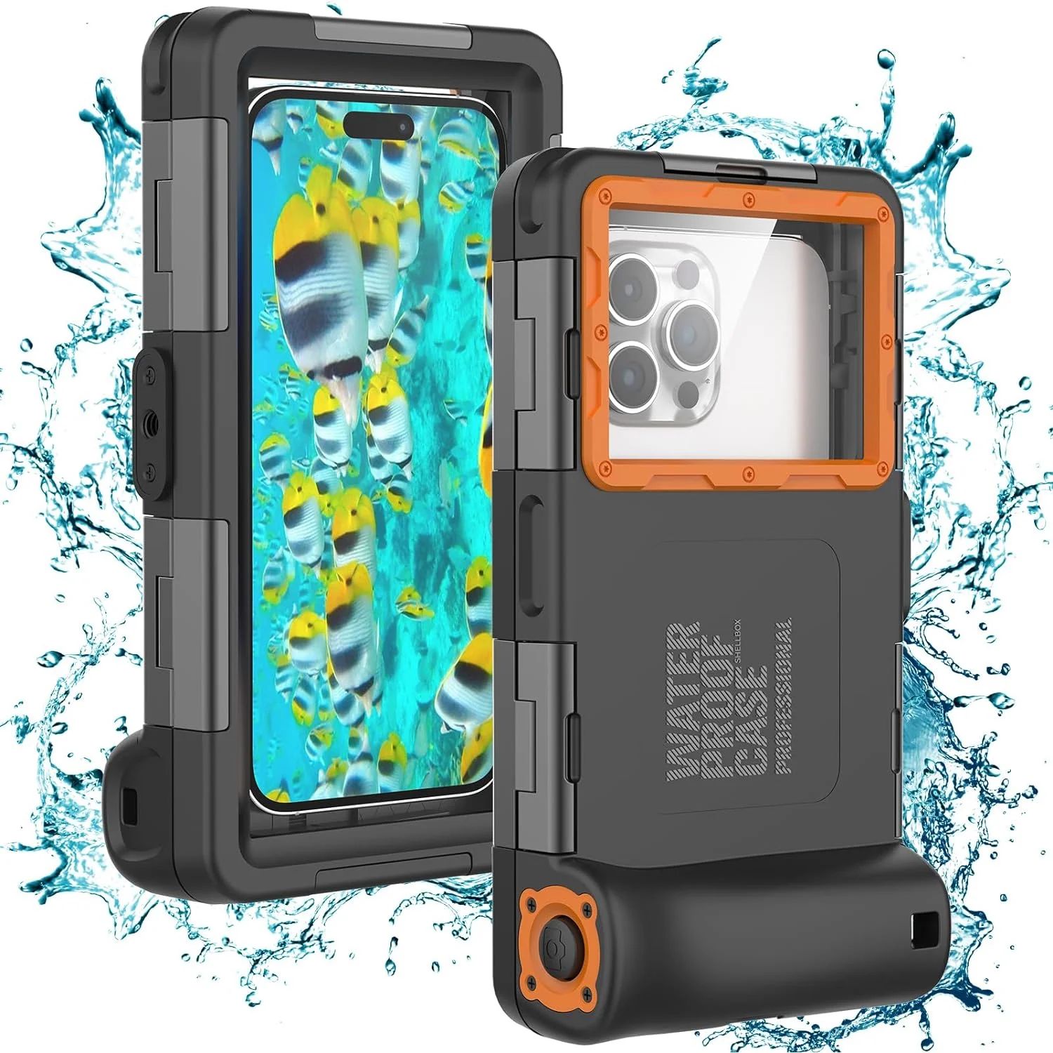 Prociv Universal Underwater Phone Case for Snorkeling, IP68 Professional Diving Waterproof Outdoo... | Walmart (US)