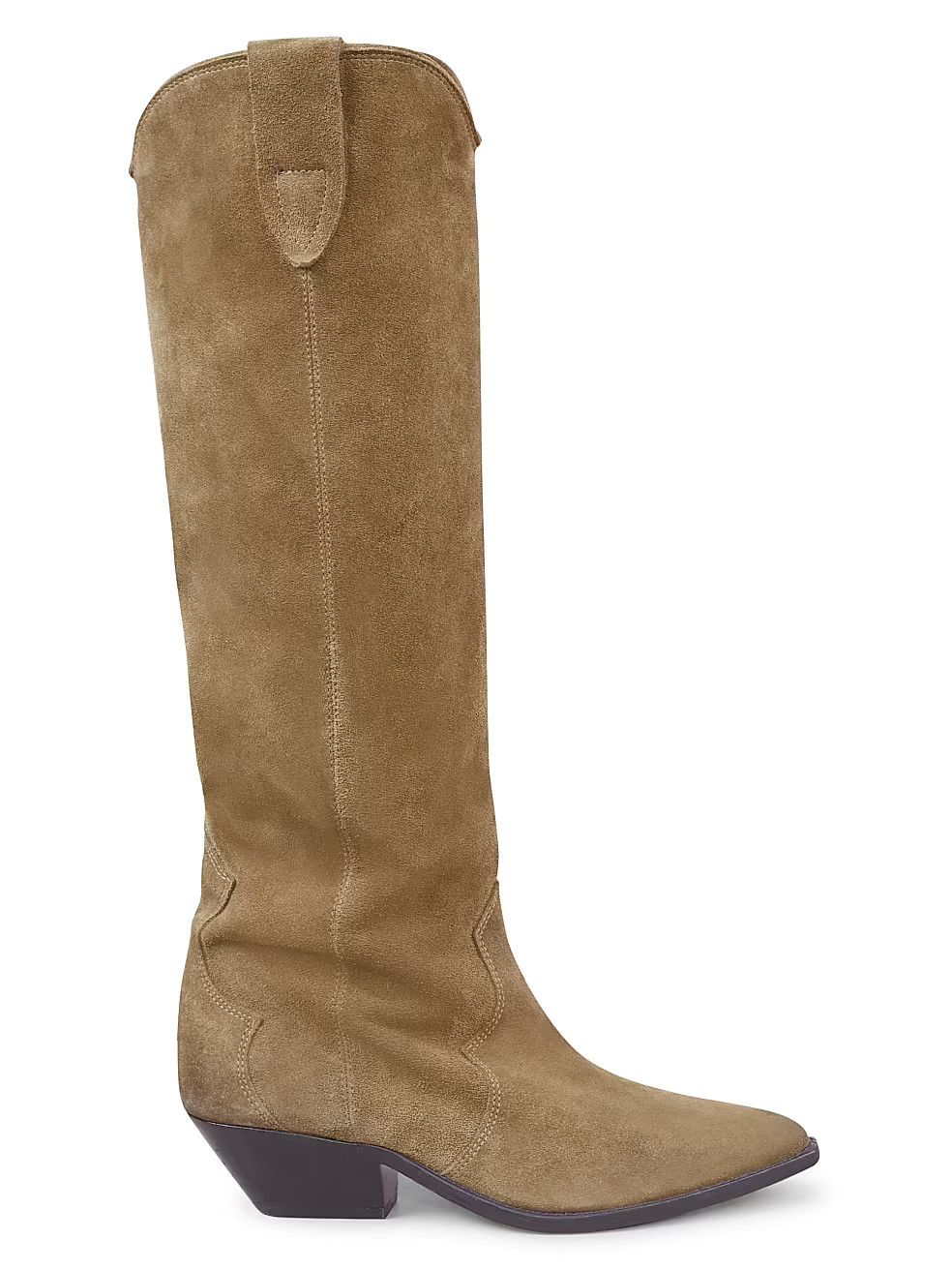 Denvee Suede Tall Western boot | Saks Fifth Avenue