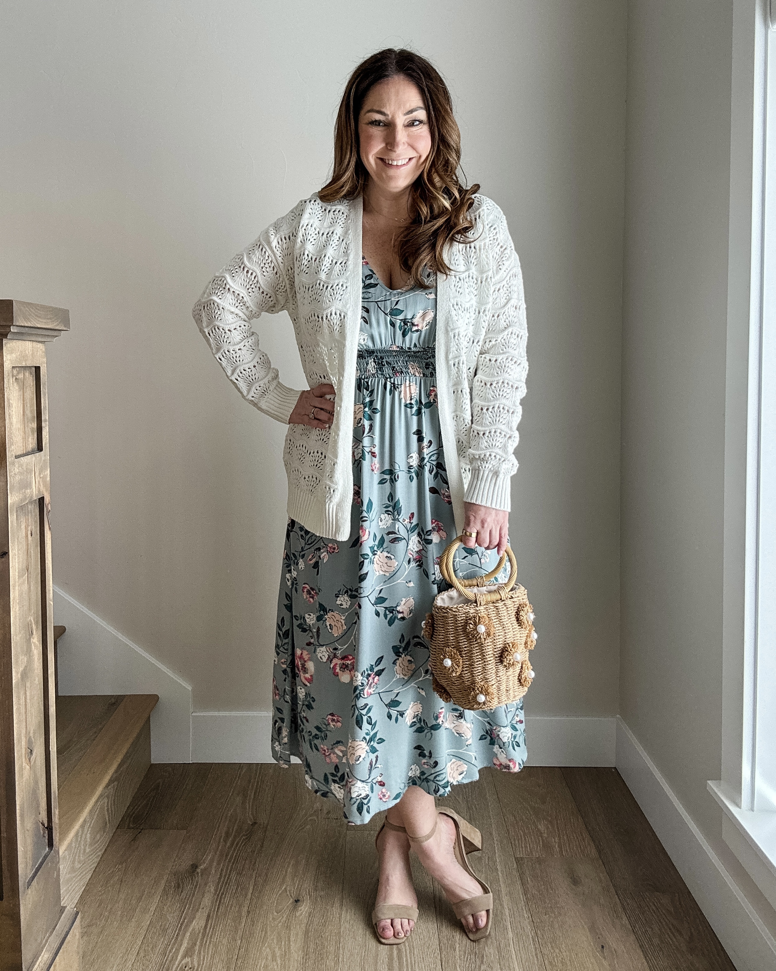 Spring is officially here, and I'm fully committed—florals, sandals, and the cardigan I carry 'just in case' the breeze turns into winter again. 🌸😂  

 

#LTKSeasonal #LTKMidsize #LTKWedding
