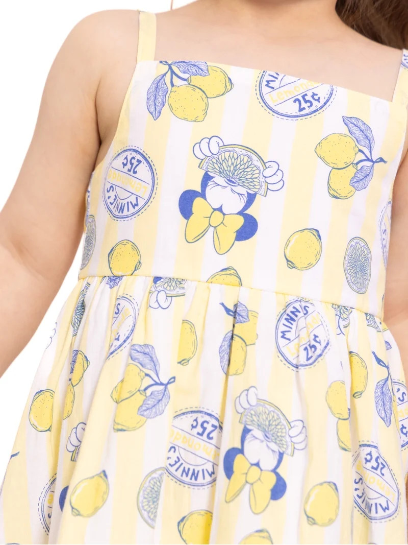 Minnie and Friends Toddler Girls Allover Print Sleeveless Dress, Sizes 12M-5T | Walmart (US)
