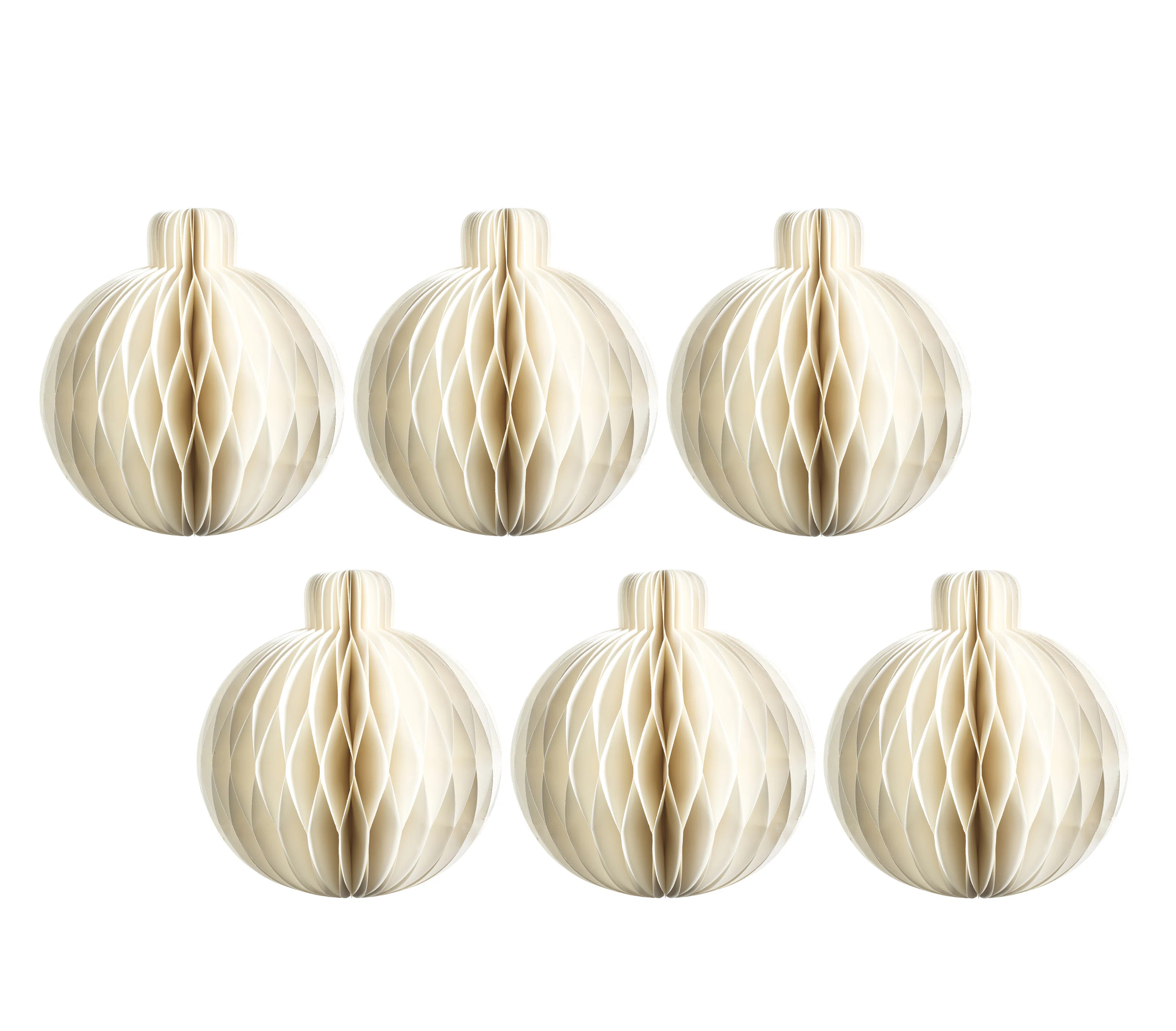 Miriam Paper Deco Sphere Ornaments (Set of 6) | AllModern