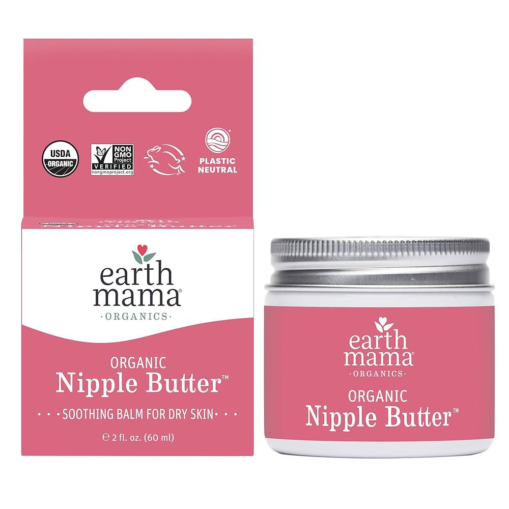 Earth Mama Organic Nipple Butter™ | Nipple Cream Safe for Breastfeeding | Postpartum Essentials... | Amazon (US)