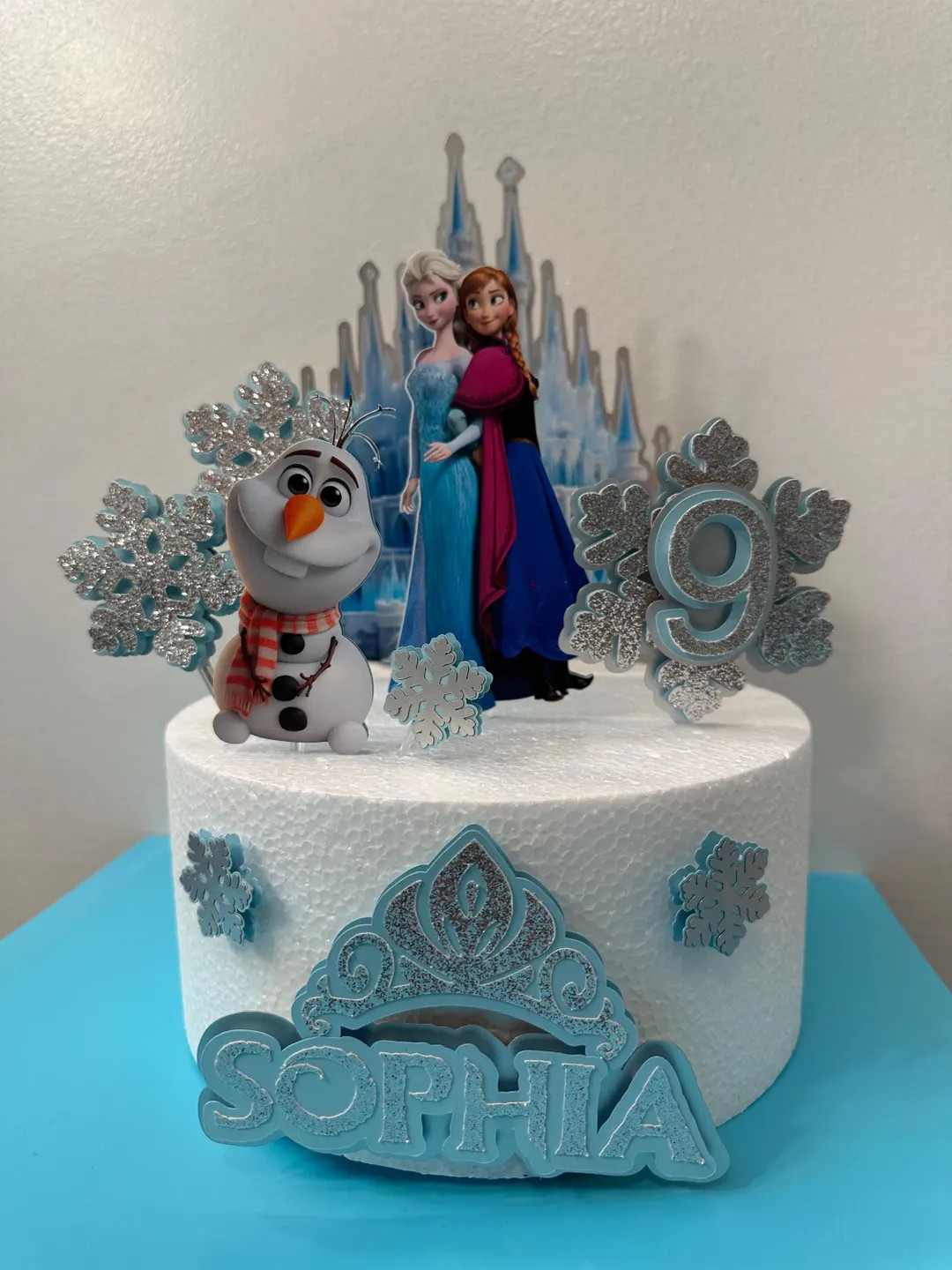 Frozen Cake Topper - Elsa and Anna Princess Party - Princess Birthday - Custom Order - Etsy | Etsy (US)