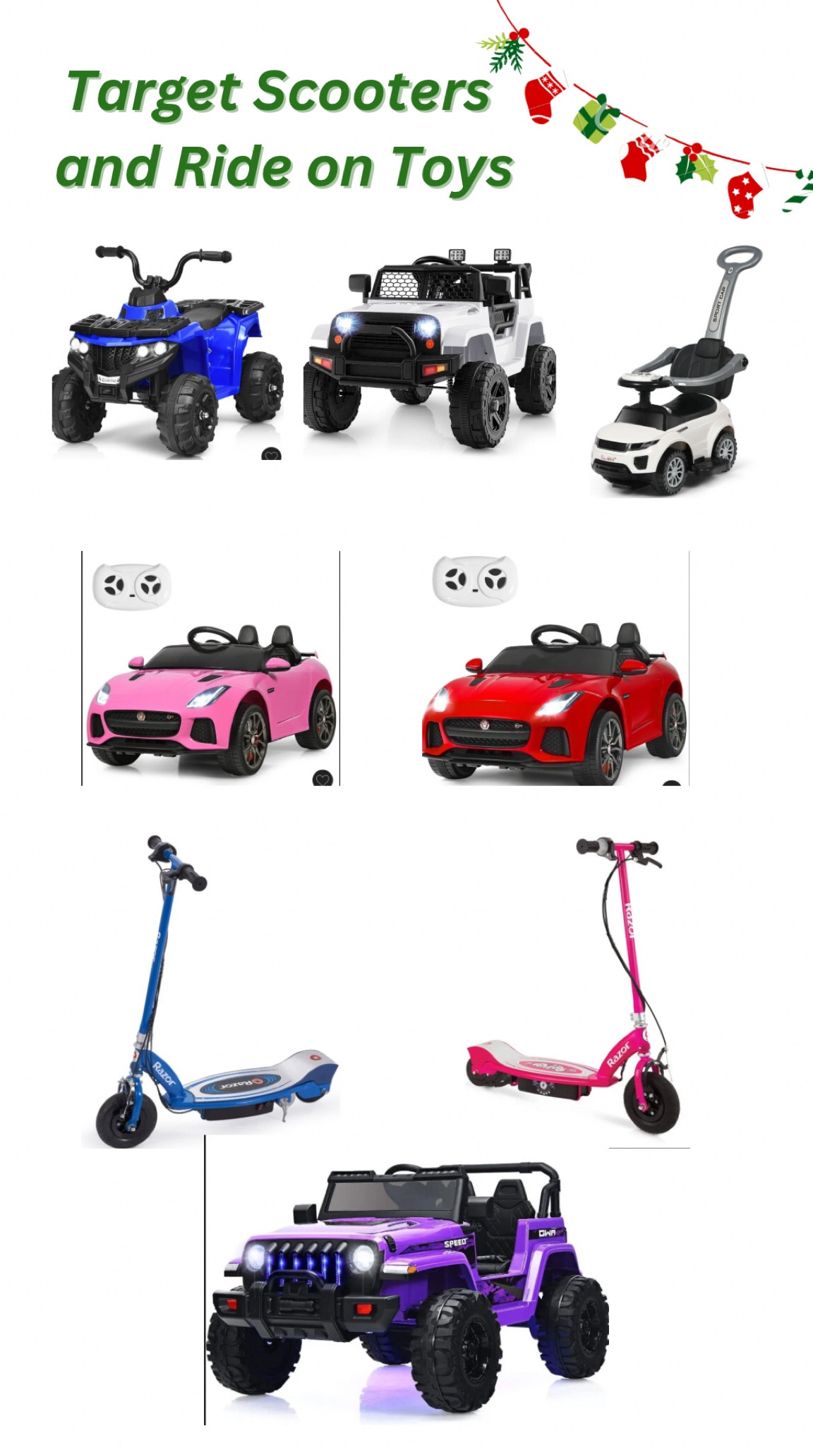 Up to 50% (some more) on Target scooters and ride on toys! Something for all ages. 

Christmas gifts, shopping, kids gifts, toys, outside toys

#LTKGiftGuide #LTKFamily #LTKKids
