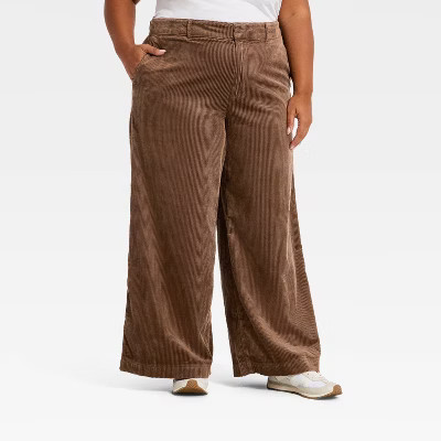 Women's High-Rise Corduroy Palazzo Pants - Universal Thread™ | Target