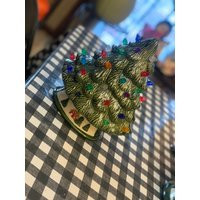 Handcrafted Ceramic Light Up Christmas Tree With Scene | Etsy (US)