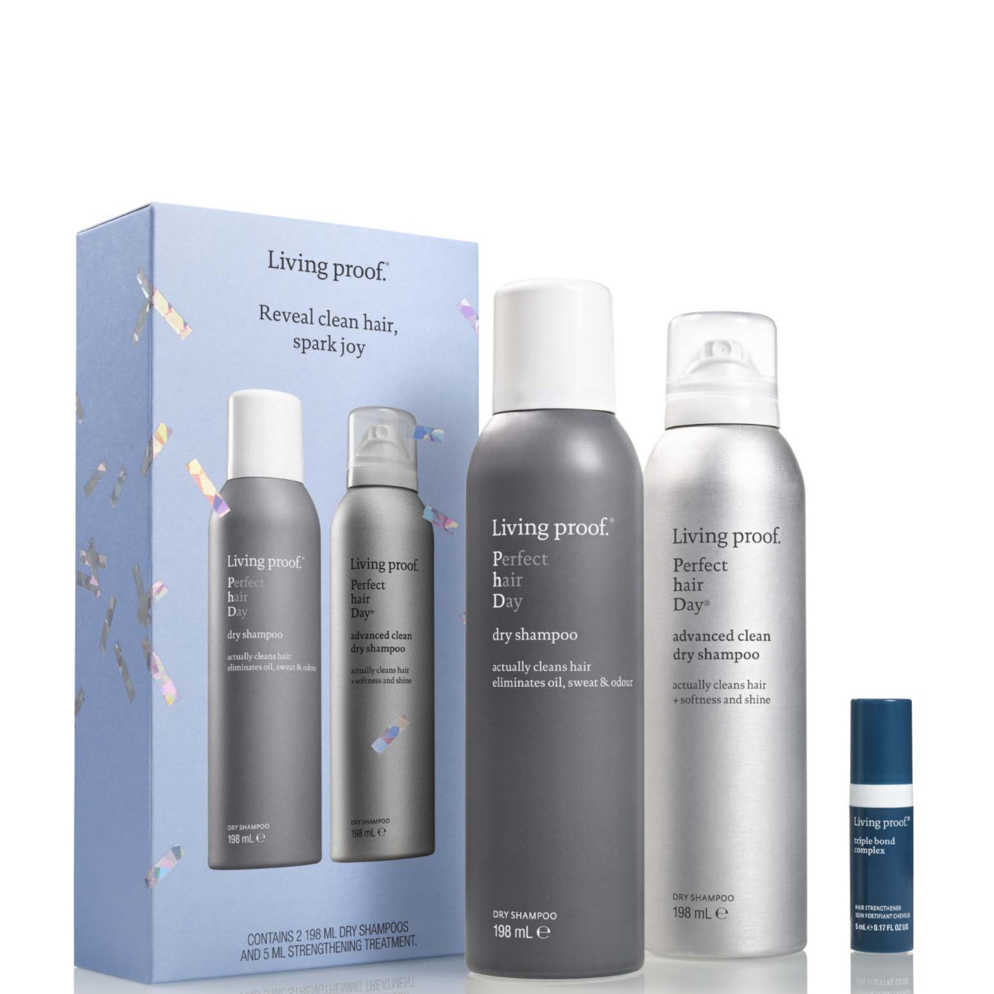 Living Proof Reveal Clean Hair Spark Joy Kit (Worth £52) | LOOKFANTASTIC | Look Fantastic (UK)