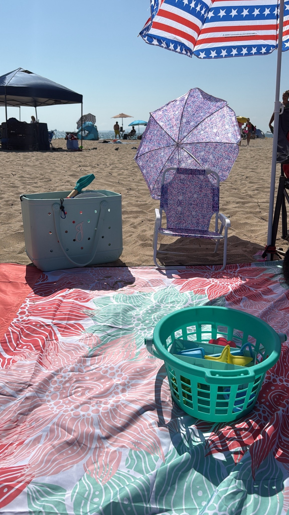 Baby beach set up!! So cute & easy to set up/ take down & haul!!

#LTKBaby #LTKKids #LTKSwim