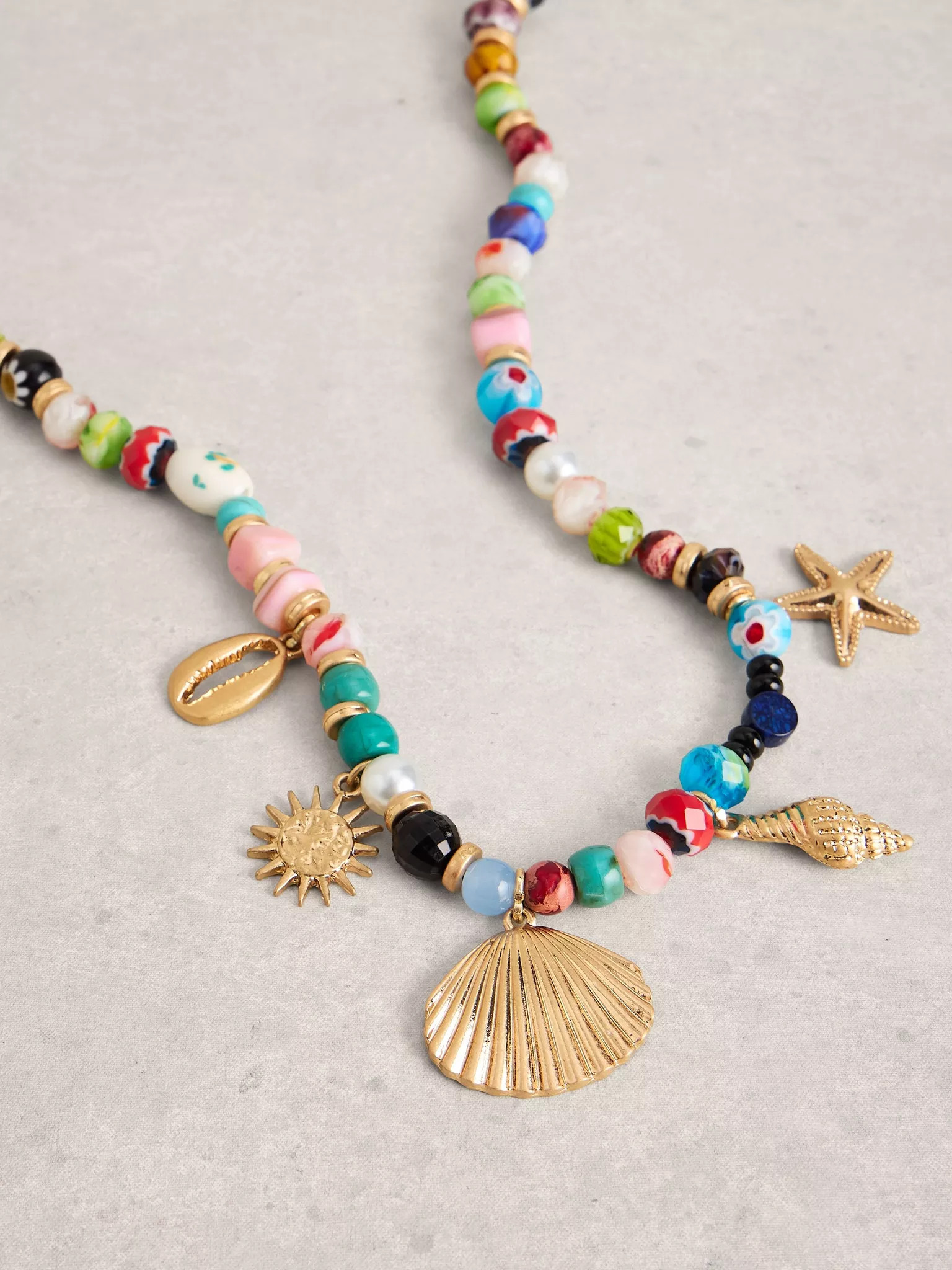Ibiza Semi Precious Necklace | White Stuff UK