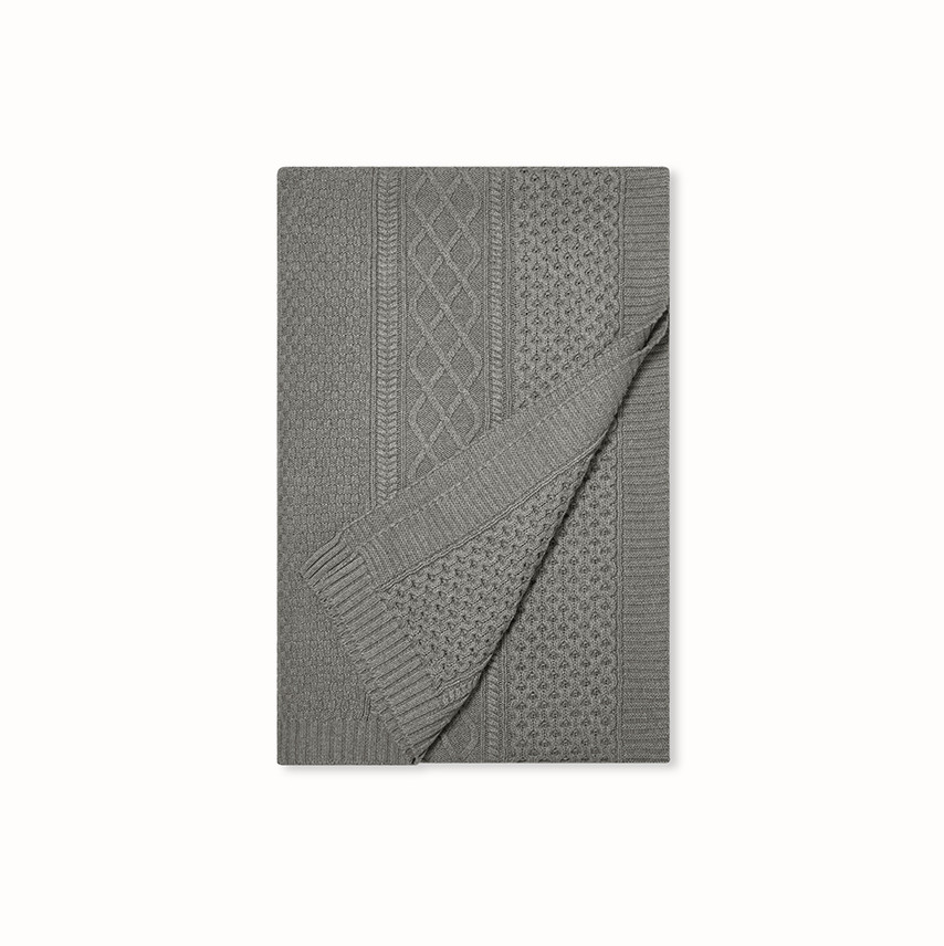Aran Knit Throw Blanket | Boll & Branch
