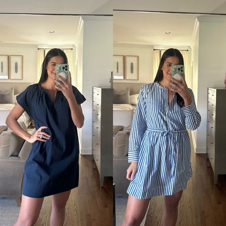 Walmart fashion finds, under $35! Wearing a medium in both Walmart dresses - dress it up or down, and would also be great for work  

#LTKfindsunder50