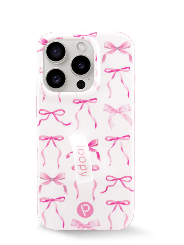 Loopy Cases - Pink Bows | Loopy Cases