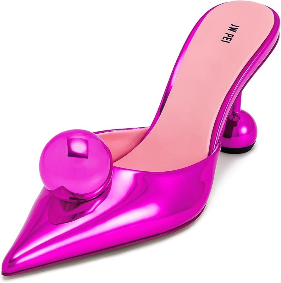 JW PEI Women's Sofia Sphere Heel Mules | Amazon (US)