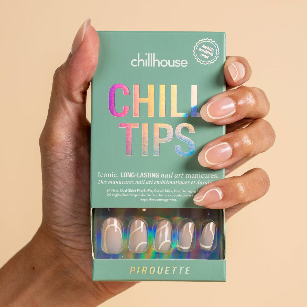 Chillhouse Chill Tips Fake Nails - Pirouette - 24ct | Target