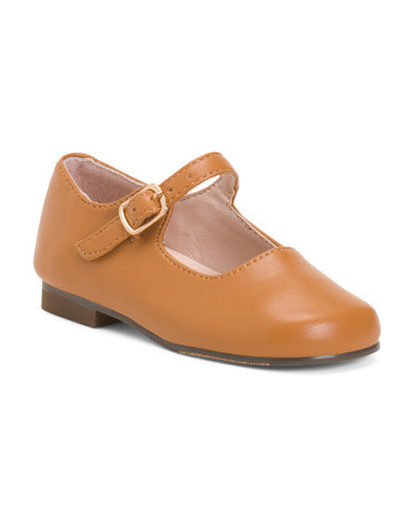Leather Bonnett Mary Jane Flats (Toddler) | Marshalls