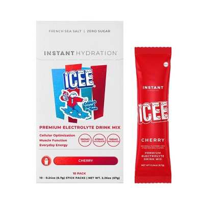 Instant Hydration Icee Cherry Electrolyte Drink Mix Sports Drink - 10ct/67gms | Target