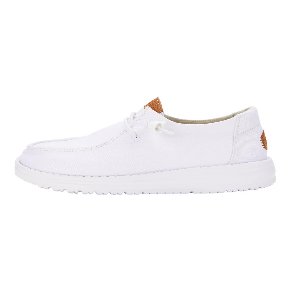 Wendy Stretch Canvas - White | HEYDUDE