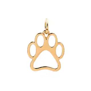 Charmalong™ 14K Gold Plated Paw Charm by Bead Landing™ | Michaels Stores