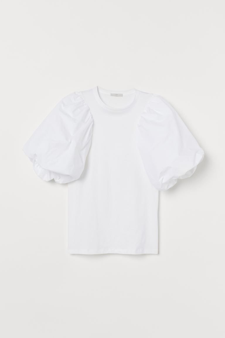 Puff-sleeved Top | H&M (US)
