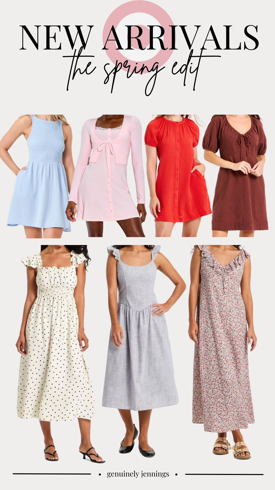 The Spring Edit /Trendy Spring Dresses/ New Arrivals

 #target #womensfashion #springfashion

#LTKSeasonal #LTKFindsUnder50 #LTKootd