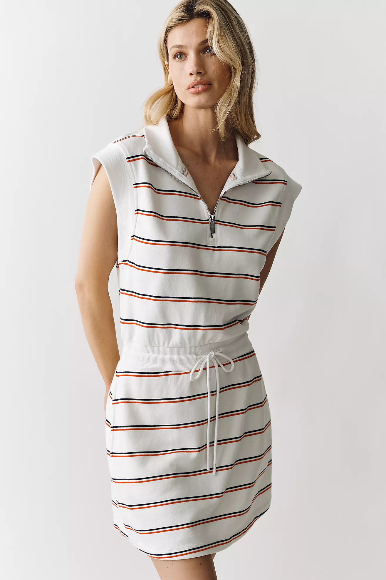 Z Supply Cotton Country Club Striped Mini Dress | Anthropologie (US)
