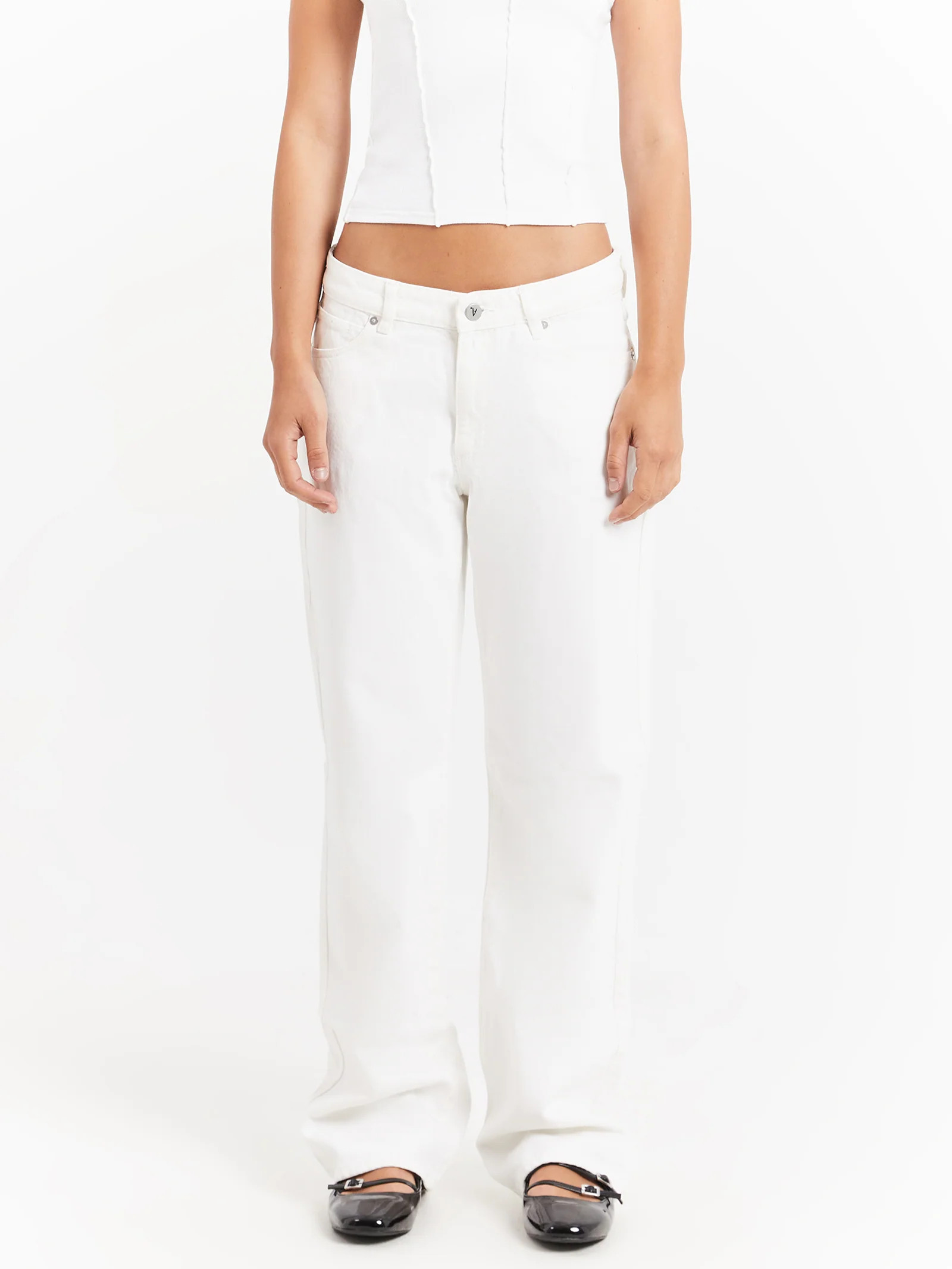 Abrand - 99 Baggy Jeans in Pearl White | Glue Store (Australia & NZ)