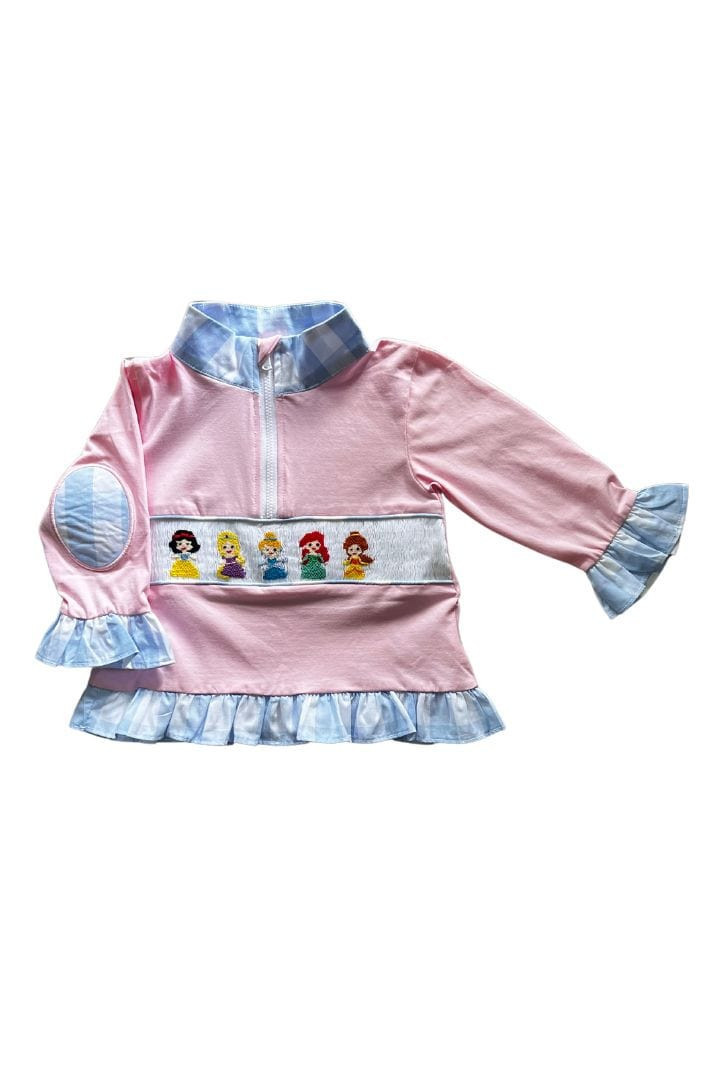 Hand Smocked Princess Pullover | The Smocked Flamingo