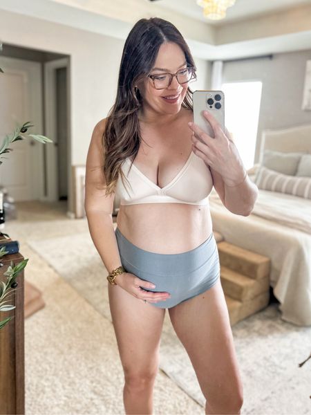 Postpartum essentials from Bodily // stage 2 nursing bra/ soo comfy and doesn’t have the clips - it’s specifically designed to pull down. These undies are sooo soft I’ve actually already been wearing them too!!! #ad 

#LTKbump #LTKmidsize #LTKbaby