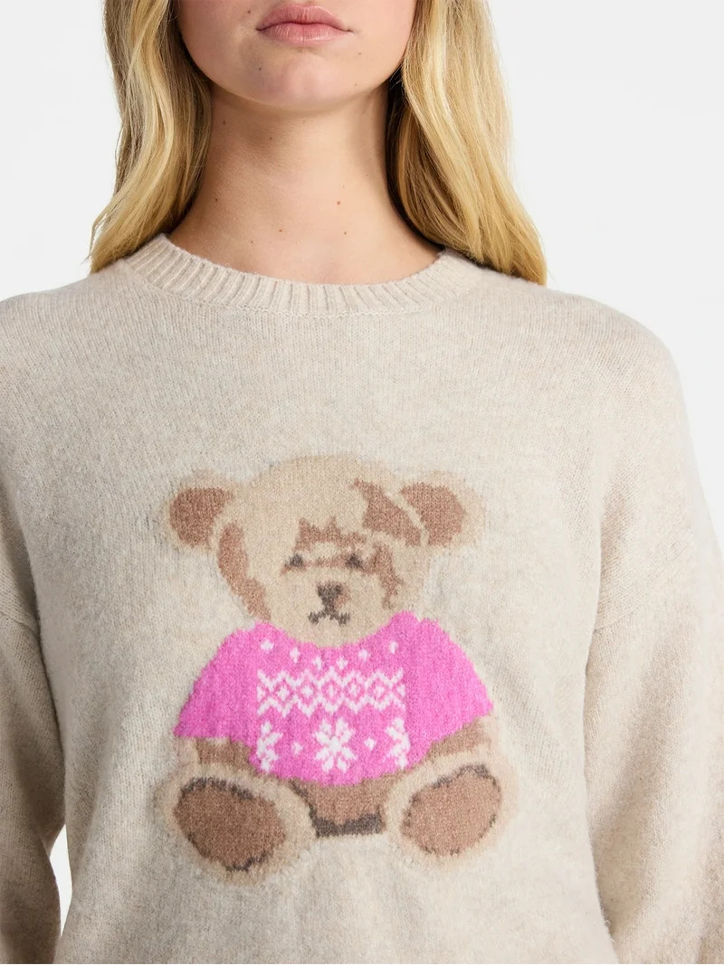 No Boundaries Fashion Icon Sweater, Midweight, Women's | Walmart (US)