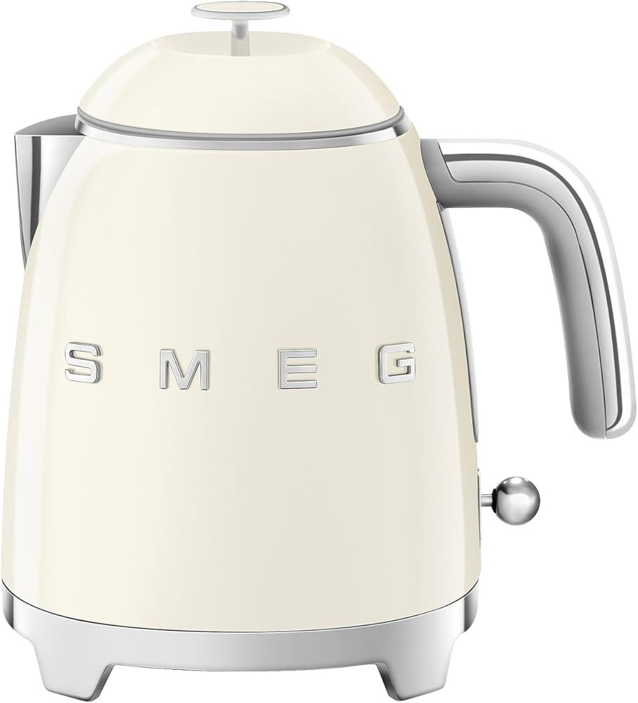 SMEG Mini 50's Retro Style 3 Cup Electric Kettle with Double Wall Anti Slip Base and Water Level ... | Amazon (US)