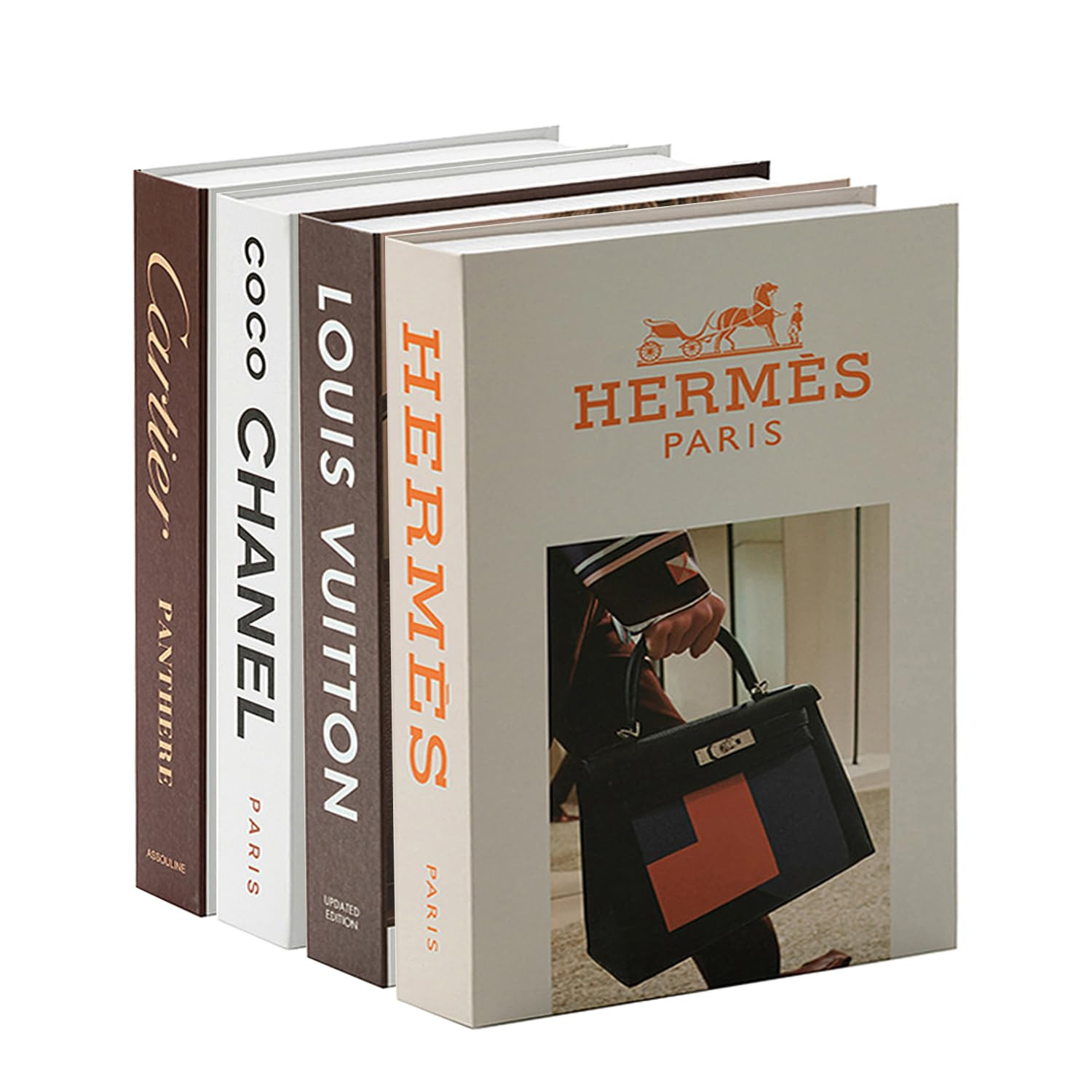 Decorative Books for Home Decor, Set of 4 Stylish Fake Books of Room Books Decor Aesthetic for Co... | Amazon (US)