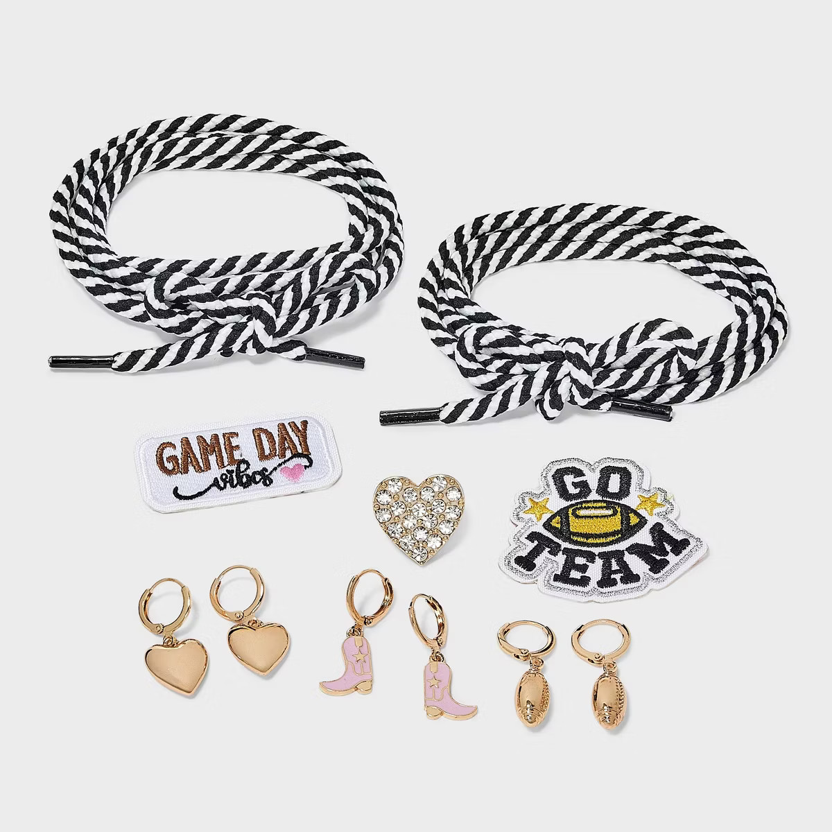 Game Day Go Team Patch and Shoe Charm Set - Wild Fable™ Gold | Target