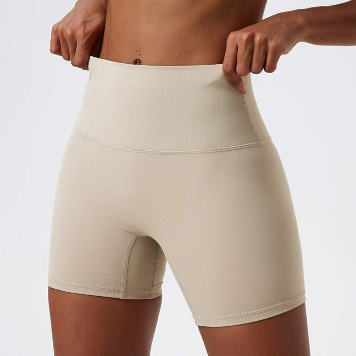 1pc High-Elasticity Yoga Shorts Suitable For Running, Fitness, Cycling, Absorbent, Breathable, Ti... | SHEIN