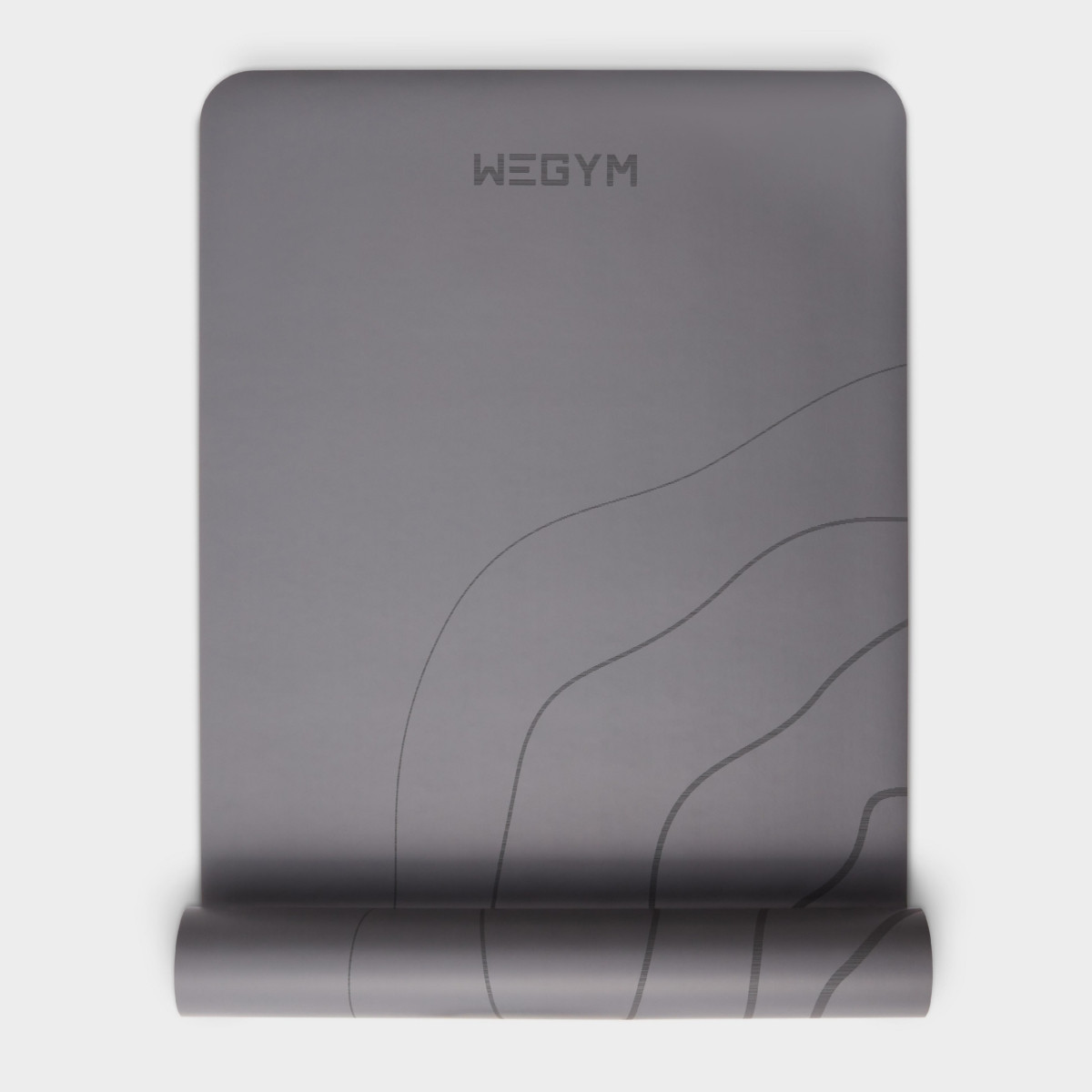 WeGym Premium Polyurethane Yoga Mat - 4mm, 100% Natural Rubber - Iron grey | Macy's