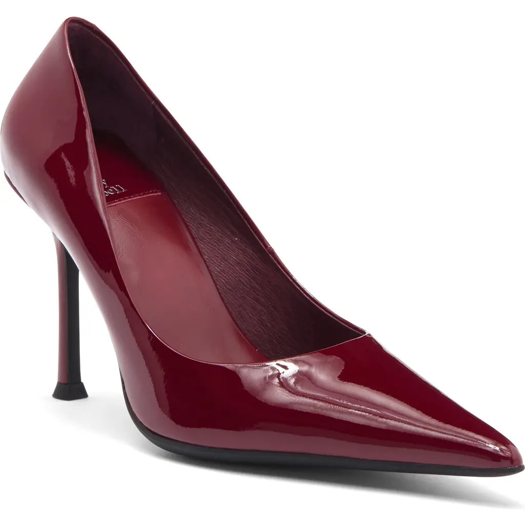 Jeffrey Campbell Risktaker Pointed Toe Pump in Cherry Red Patent at Nordstrom, Size 8.5 | Nordstrom