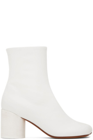 白色 Anatomic 踝靴 | SSENSE