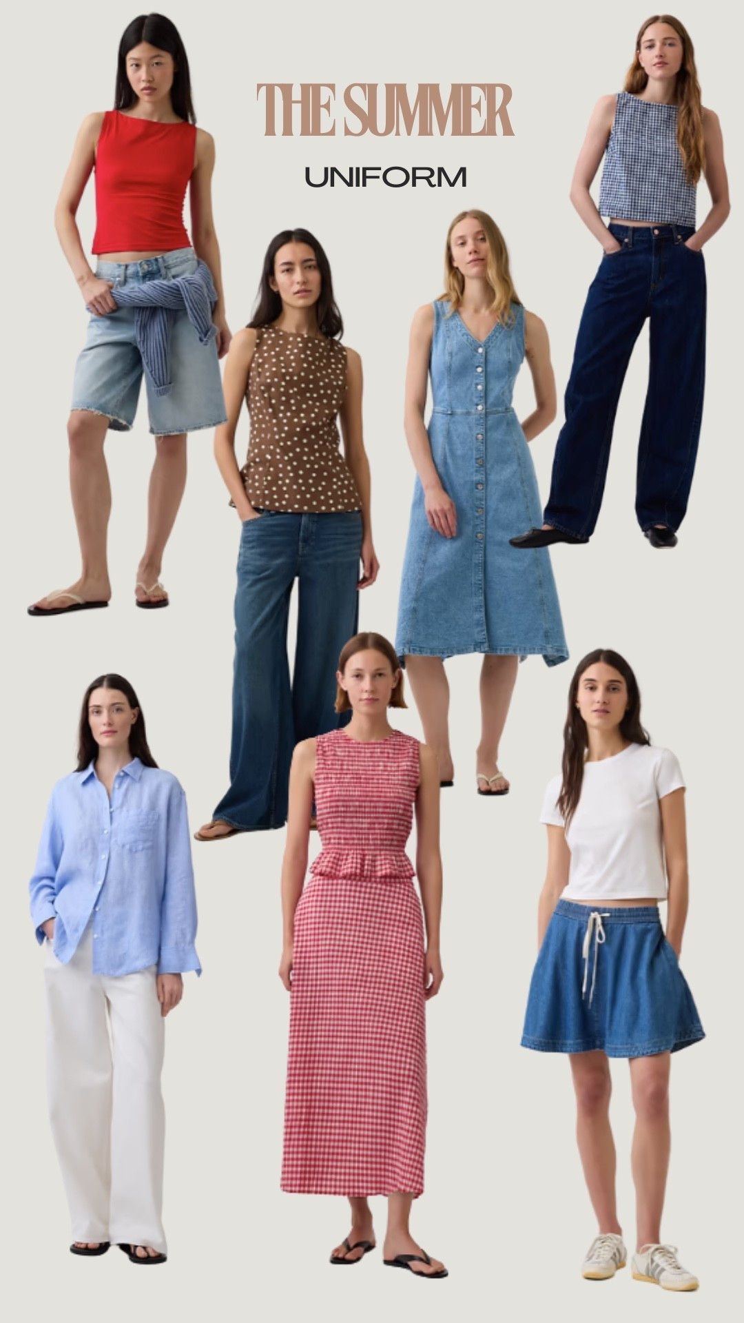 The goal this summer: look effortlessly put together with minimal effort. 🤍

These are the pieces that make up the perfect summer uniform—easy, timeless, and endlessly wearable.

Everything is linked here for easy shopping.

#SummerStyle
#CapsuleWardrobe
#EverydayFashion
#ClassicStyle
#LTKStyle

#LTKdayinmylife #LTKgrwm #LTKmomlife