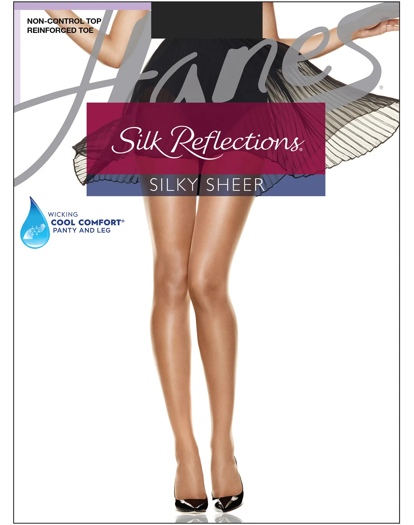 Hanes Silk Reflections Pantyhose with Reinforced Toe | onehanesplace.com (Hanesbrands Inc.)