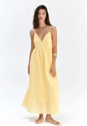 Tie-strap Broderie Anglaise Dress (Women) | Nordstrom | Nordstrom