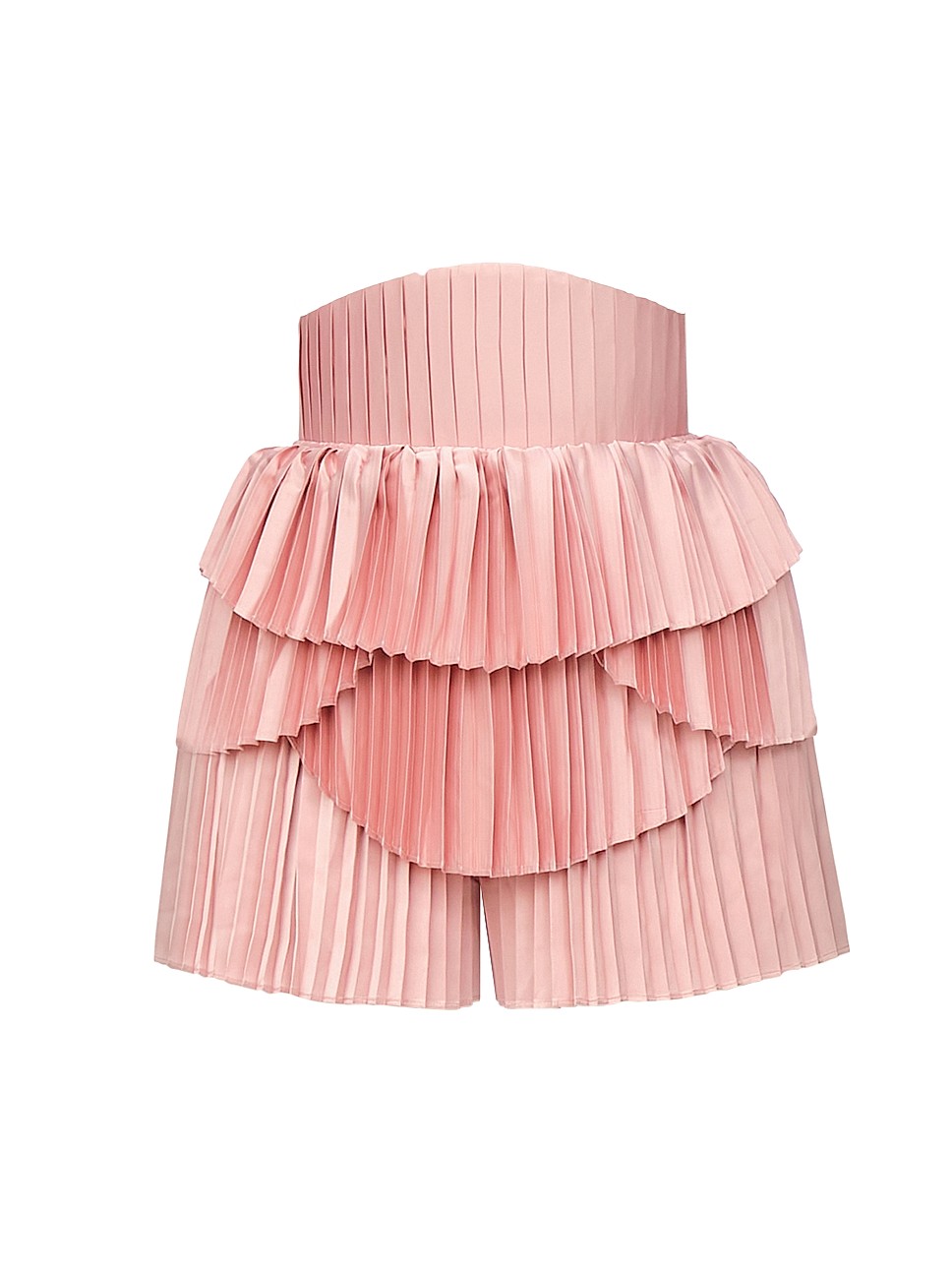 Hibi Pleated High-Rise Shorts | Saks Fifth Avenue