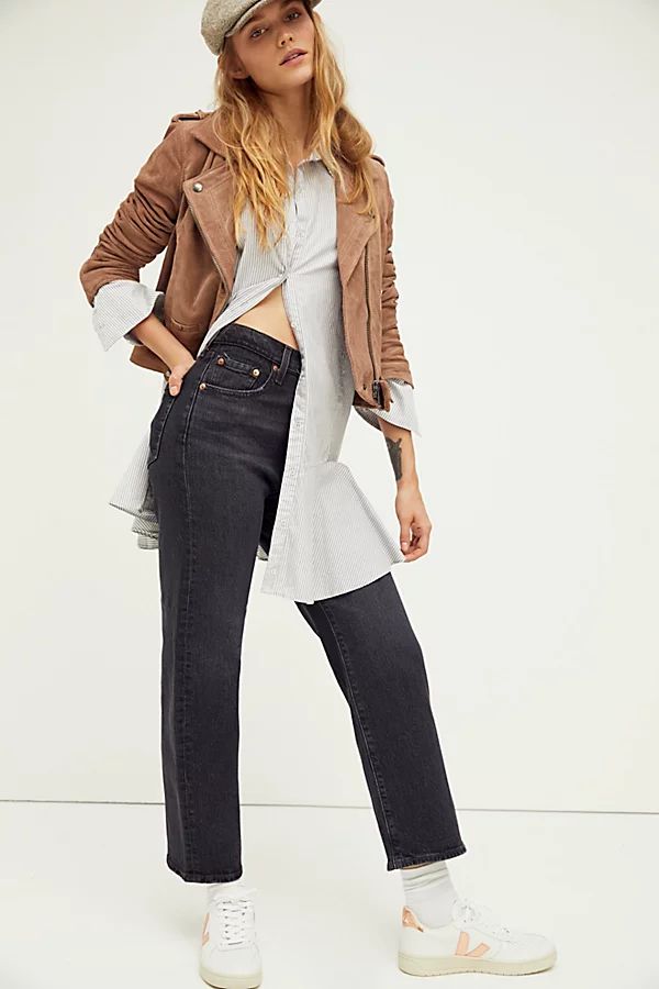 Levi's Ribcage Straight Ankle Jeans by Levi's at Free People, Feeling Cagey, 25 | Free People (Global - UK&FR Excluded)