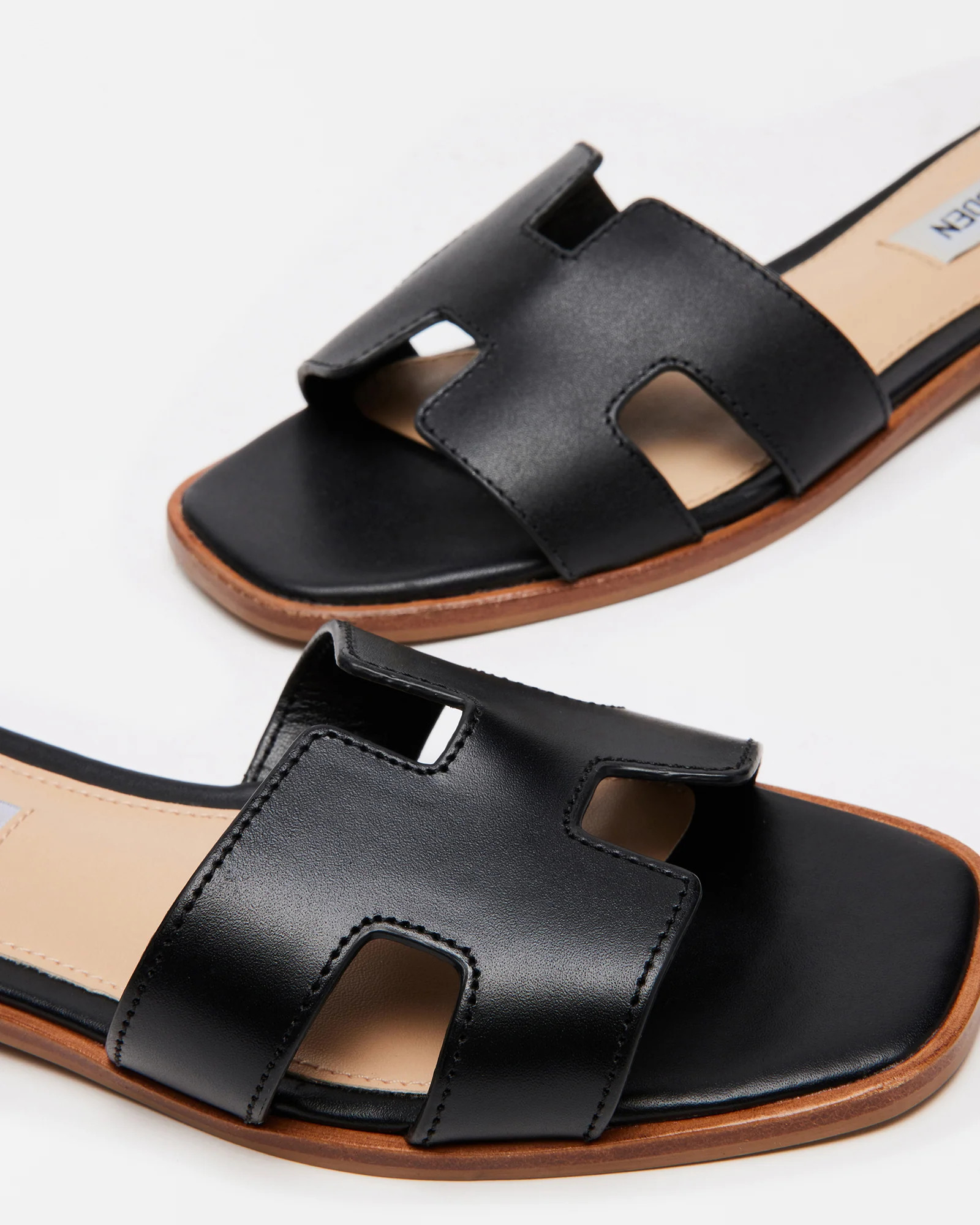 Hadyn Black Leather | Steve Madden (US)