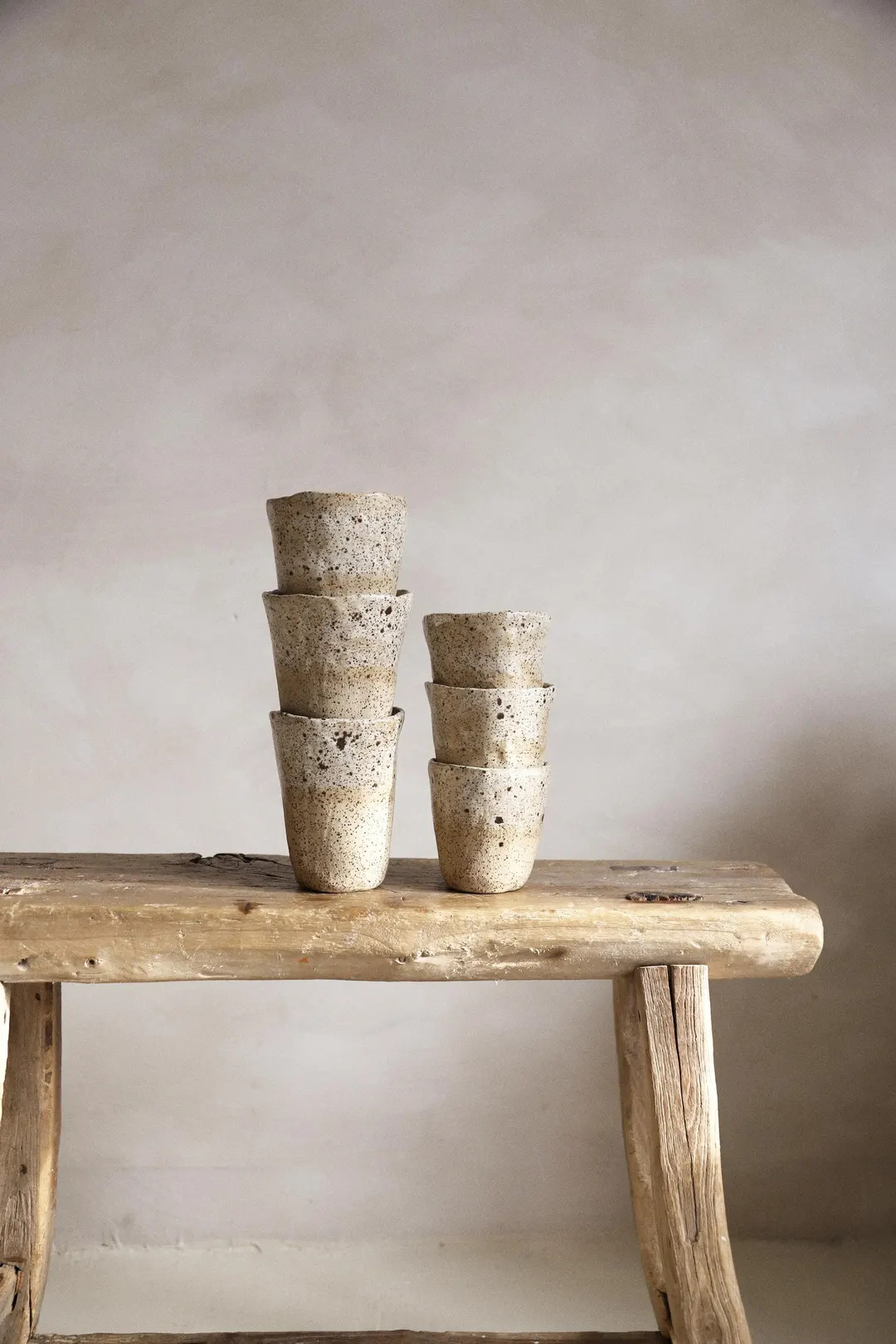 Handmade Ceramic Tumbler Cup Organic Speckled Stoneware Wine Whiskey Coffee Cup Minimalist Potter... | Etsy (US)