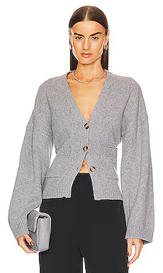 Helsa Sanna Cardigan in Heather Grey from Revolve.com | Revolve Clothing (Global)