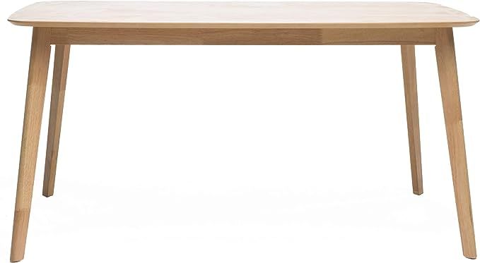 Christopher Knight Home Nyala Wood Dining Table, Natural Oak Finish | Amazon (US)