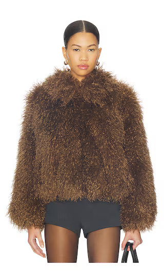 Kamrath Jacket in Brown | Revolve Clothing (Global)