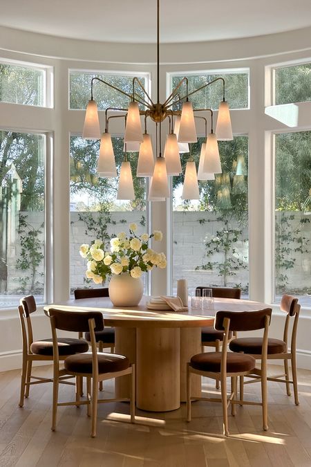 Dining room 

Florals, vase, lighting, dining chairs 

#LTKfamily #LTKhome #LTKstyletip