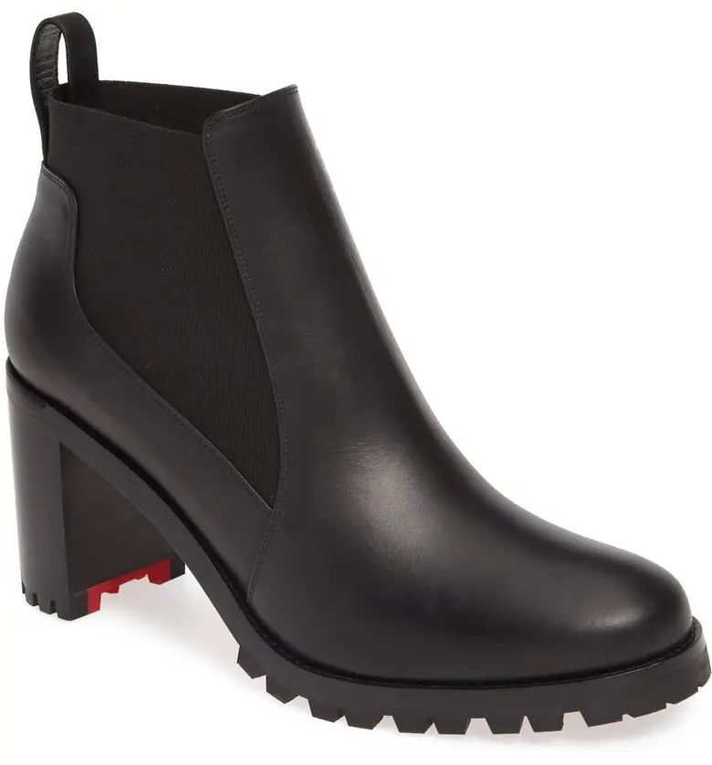 The Chelsea boot gets a streetwise update with a chunky lugged heel and platform, while a Loubout... | Nordstrom