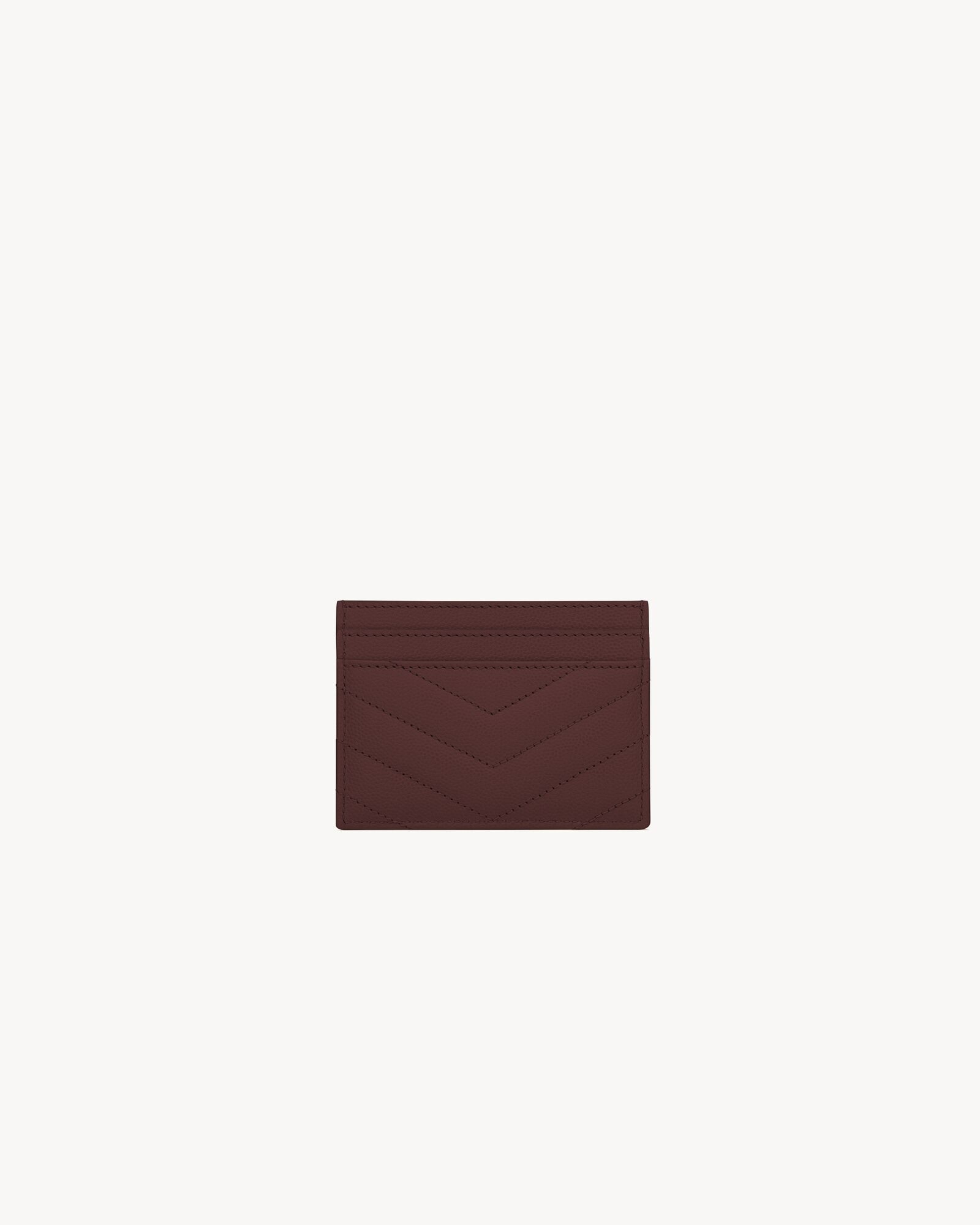 cassandre matelassé card case in grain de poudre embossed leather | Saint Laurent Inc. (Global)