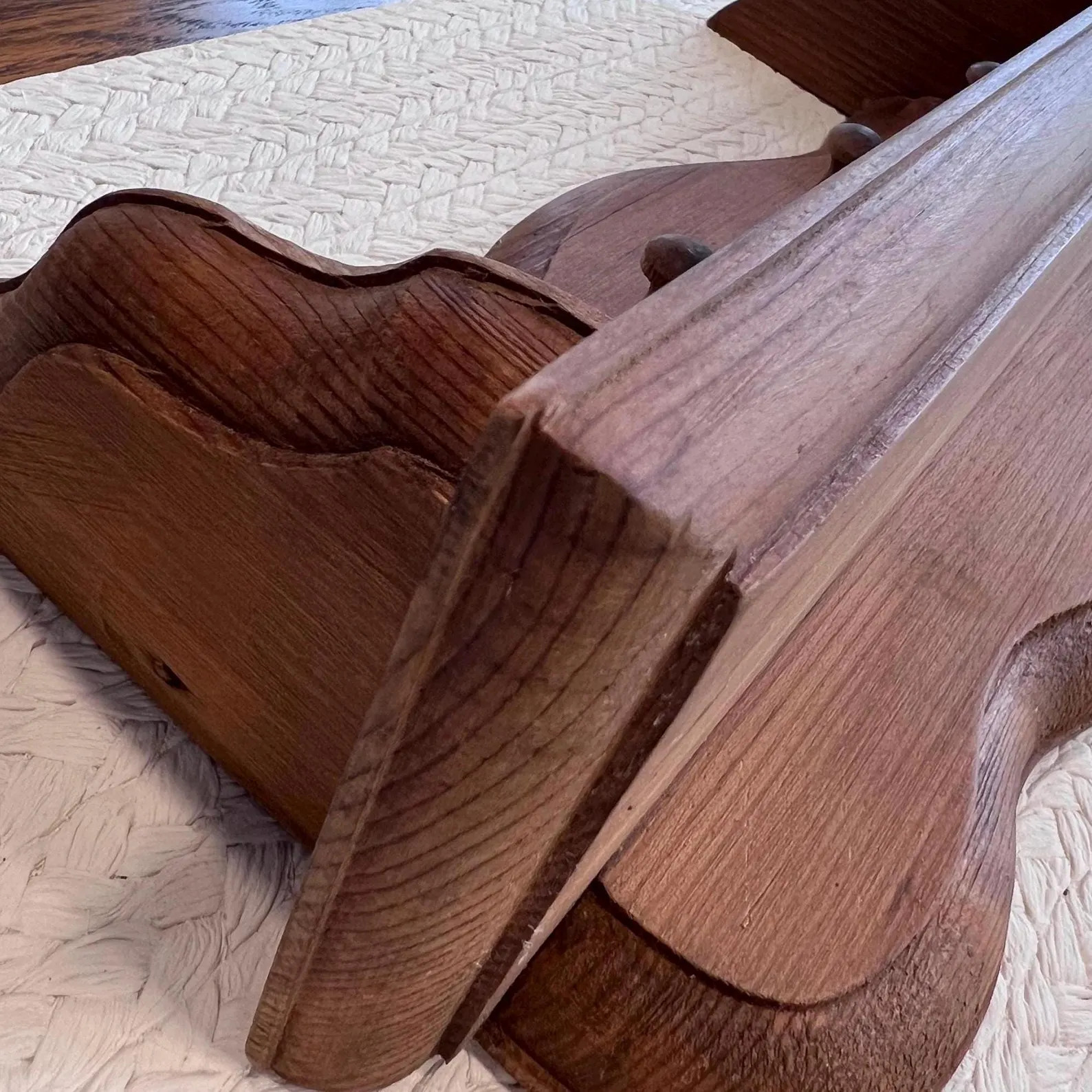 Vintage Solid Wood Wall Shelf With Peg Hooks, Rustic Farmhouse Display Shelf, Small Wooden Entryw... | Etsy (US)